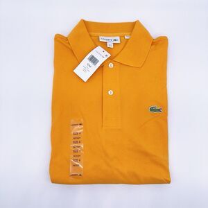 Lacoste Men's Classic Fit L.12.12 51 YZR Short Polo Shirt Orange 4 M VP2010 NWT